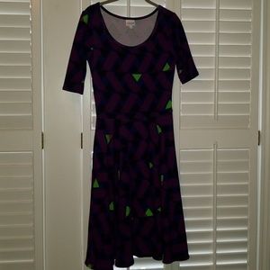 NWOT Lularoe Nicole - geometric pattern